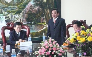 Chủ tịch nước Nguyễn Minh Triết thăm, làm việc tại XM Duyên Hà